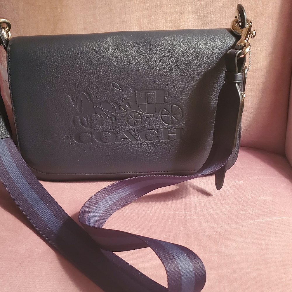 Coach Dark teal Leather Purse Bag NWT estate sale - Picture 10 of 10